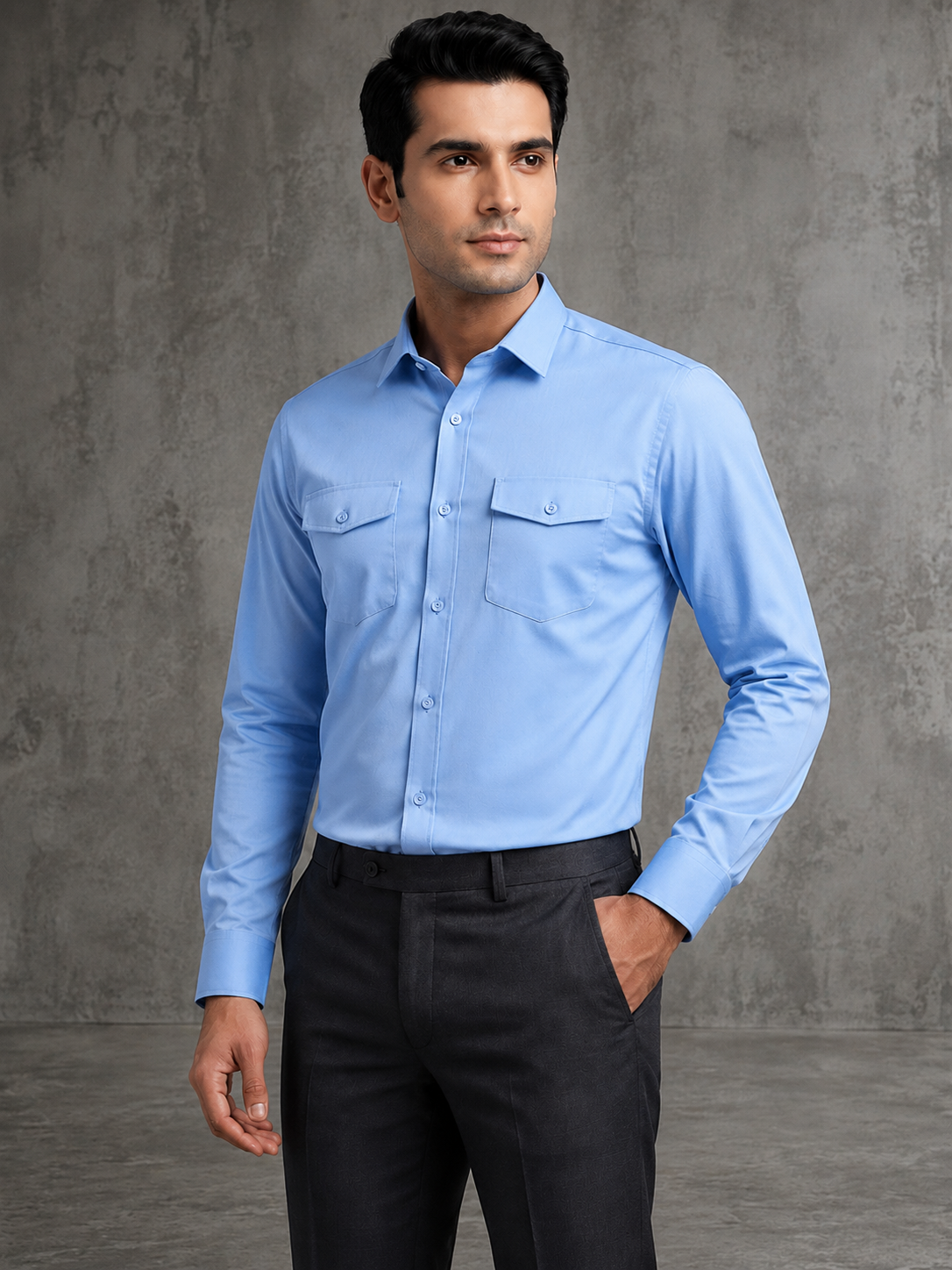 Premium Oxford Double Pkt Shirt hover