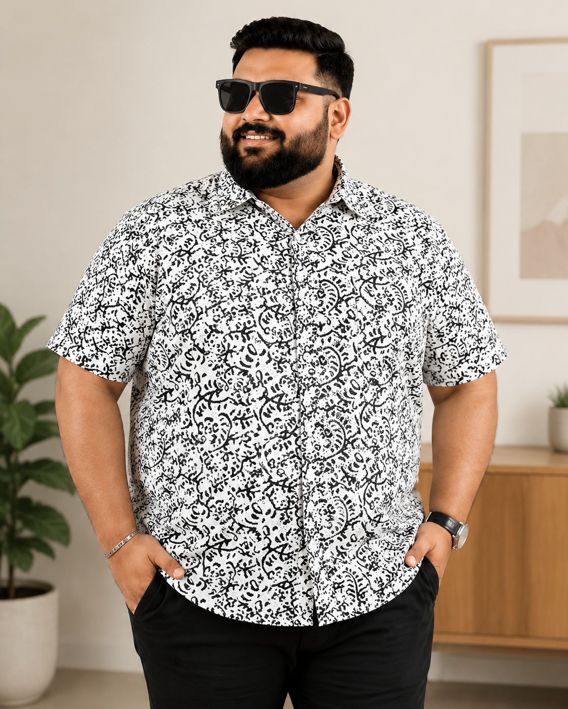 Premium Printed Short Sleeve Shirt