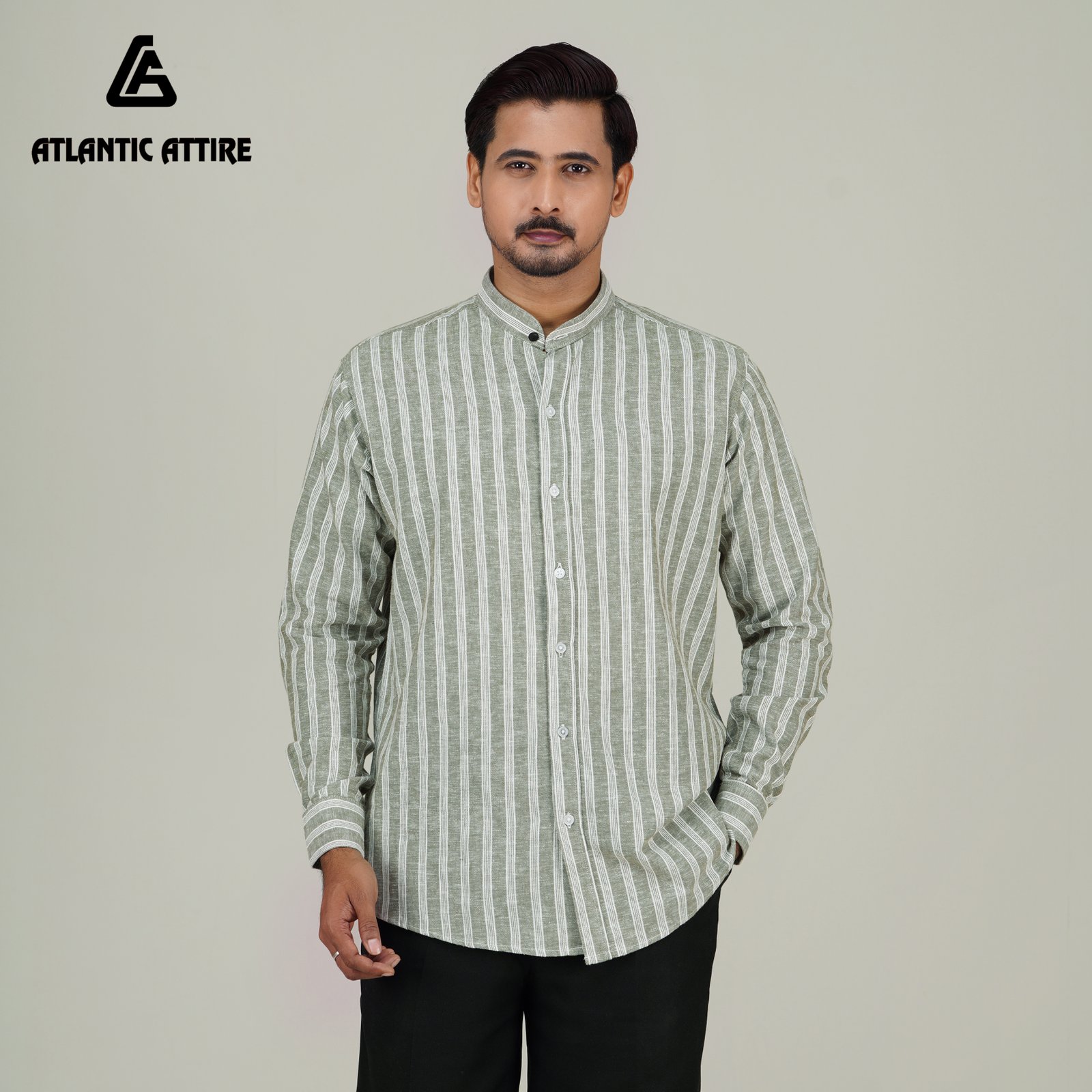 Band Collar Shirt