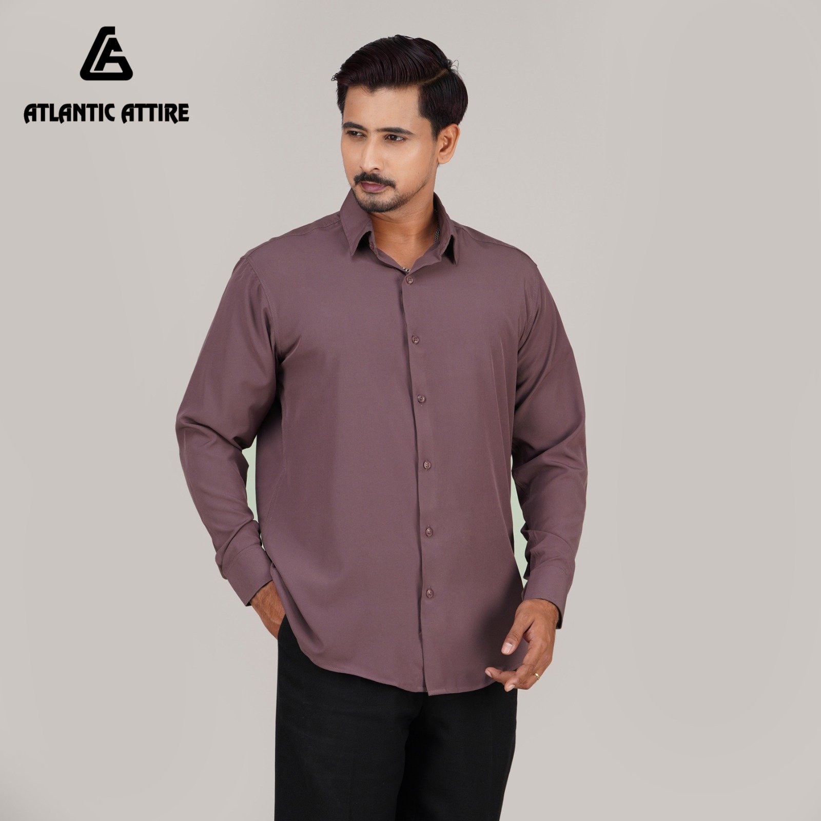 Premium Micro Spandex Shirt - DUSTY MAUVE hover