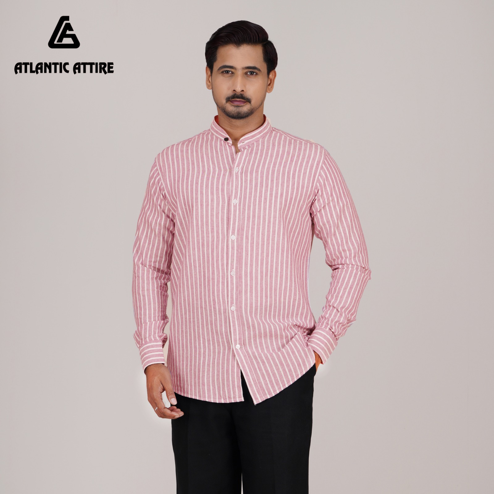 Premium Remi Cotton Shirt - LINCOT SOFT BLUSH PINK