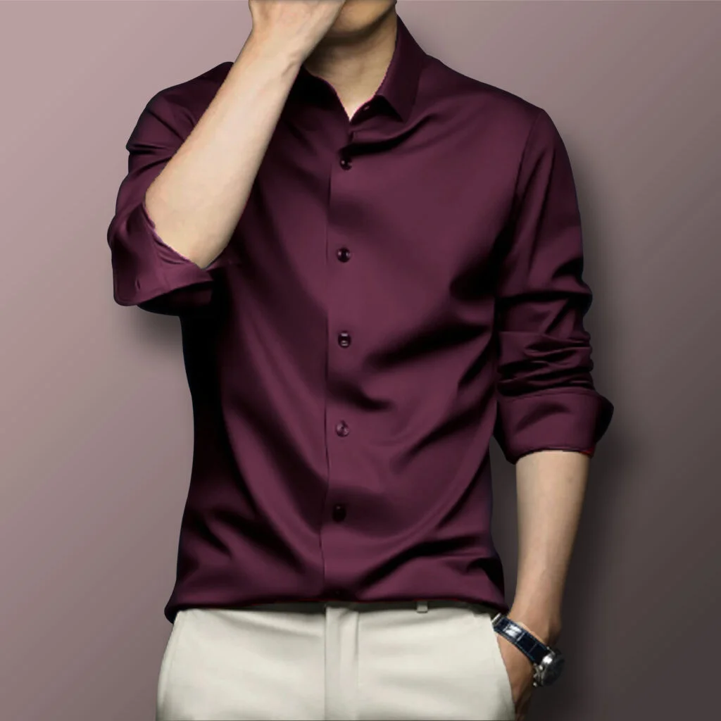 Premium Micro Spandex Shirt - JAM L/SLV